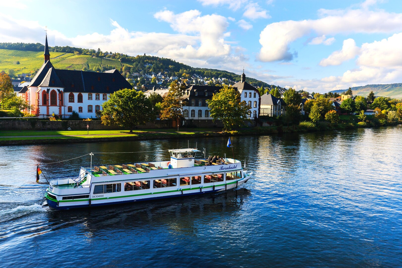 The Moselle River at Bernkastel-Kues